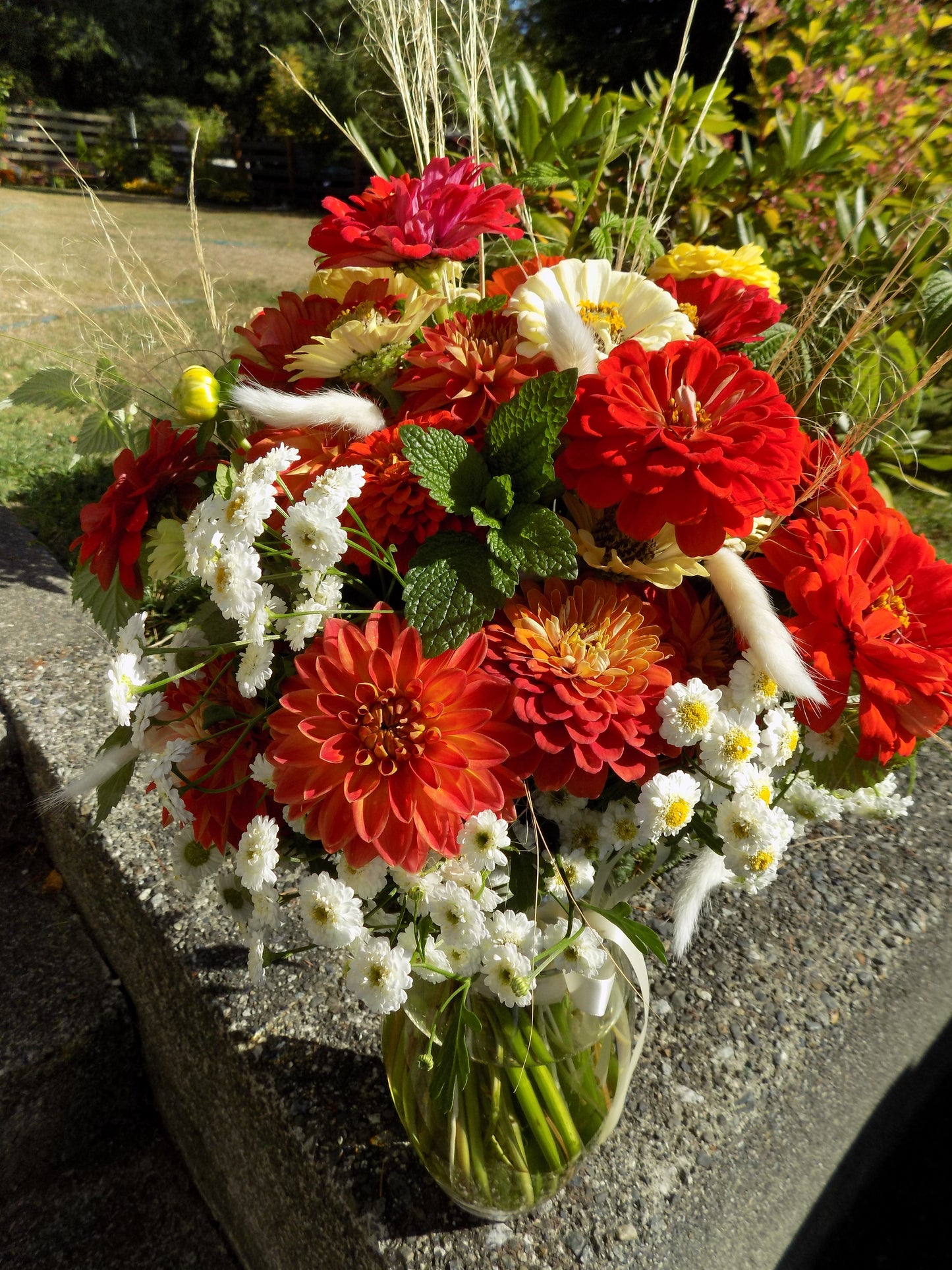 Wedding in red and white